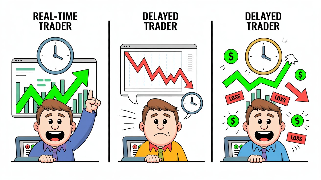 Delayed trader - Comic