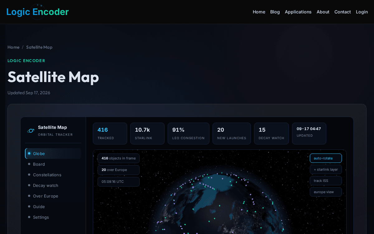 Satellite Map preview