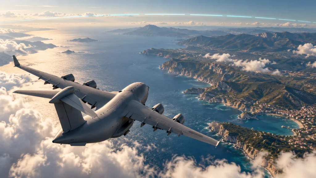 Conceptual editorial illustration for Military ADS-B public coverage.
